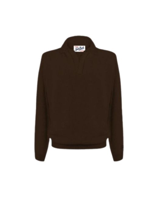 Mc2 Saint Barth Brown Polo Shirts for men