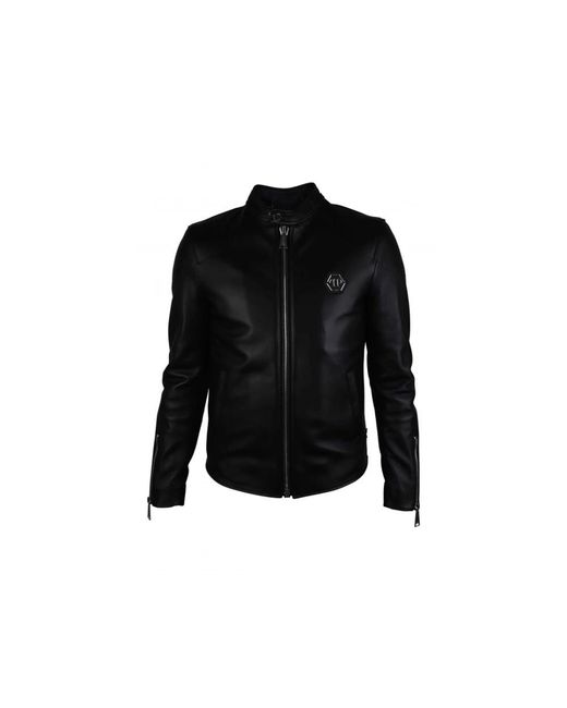 Philipp Plein Bikerjack in het Black voor heren
