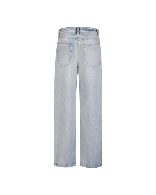 Alexander Wang Jeans ,Blauw ,Katoen Float Relaxed Jean in het Gray