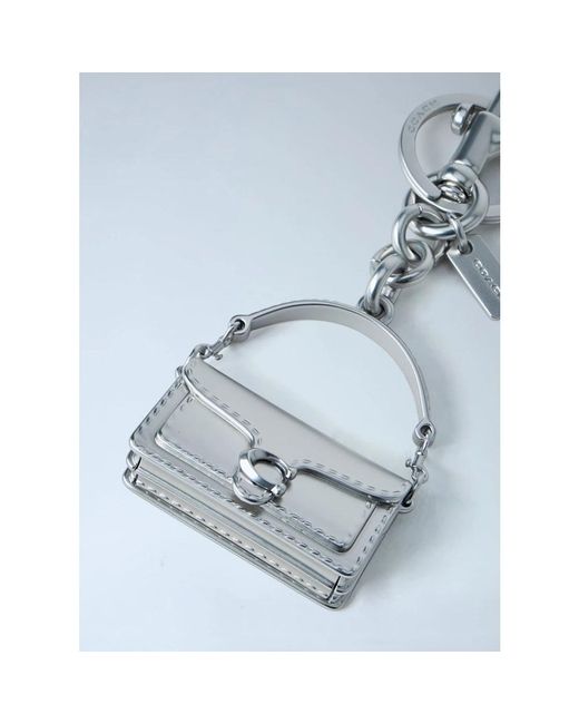 COACH Metallic Keyrings