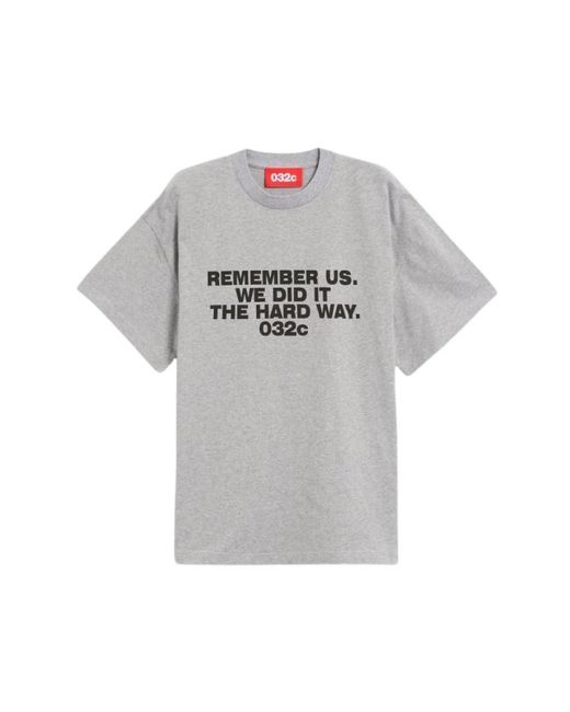 T-Shirts di 032c in Gray da Uomo