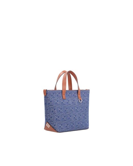 Fendi Blue Shopping Bags for men