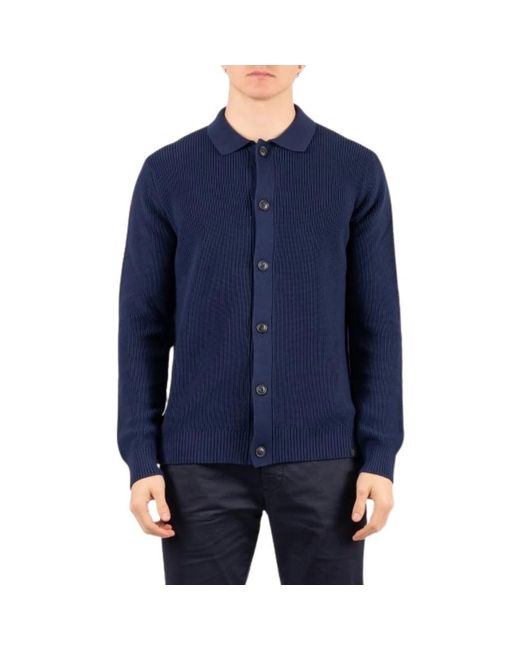Fay Cardigan in het Blue voor heren