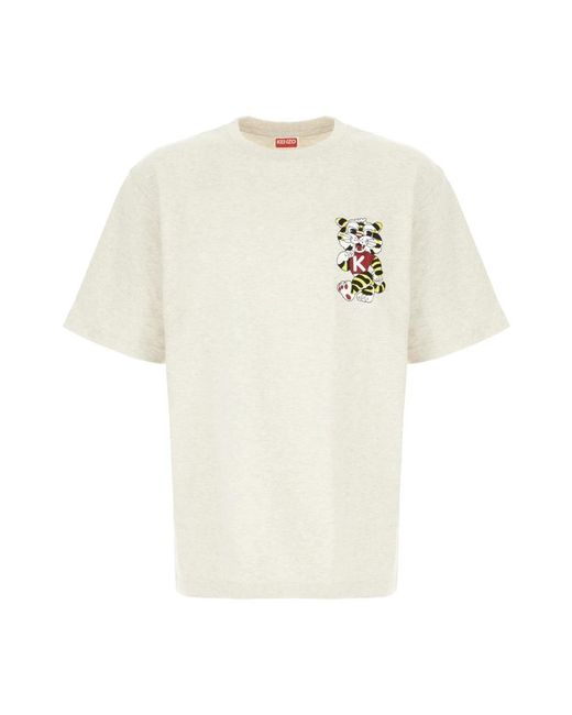 KENZO White T-Shirts for men