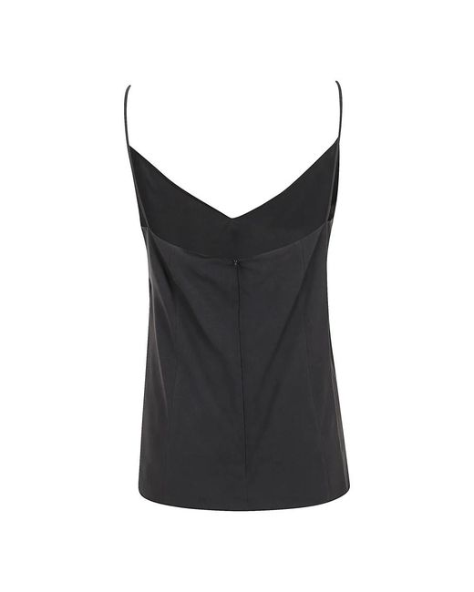 Max Mara Black Sleeveless Tops