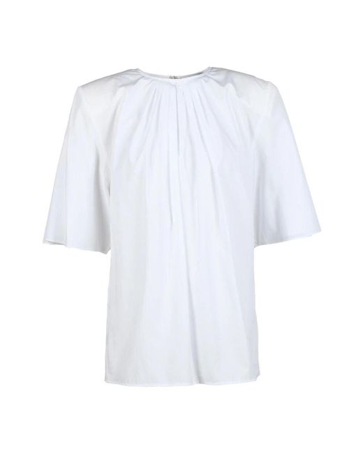 Alexandre Vauthier White Baumwollbluse