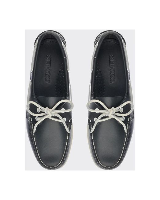 Sebago Blue Sailor Shoes for men