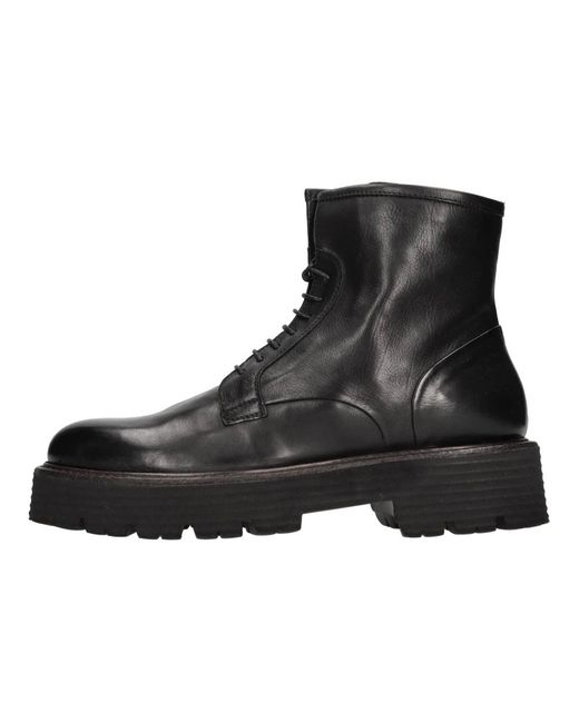 Hundred 100 Black Lace-Up Boots
