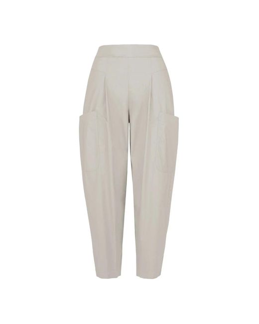 Tapered Trousers di Bomboogie in Gray