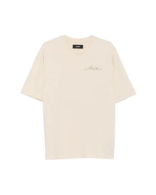 Amiri Natural T-Shirts for men