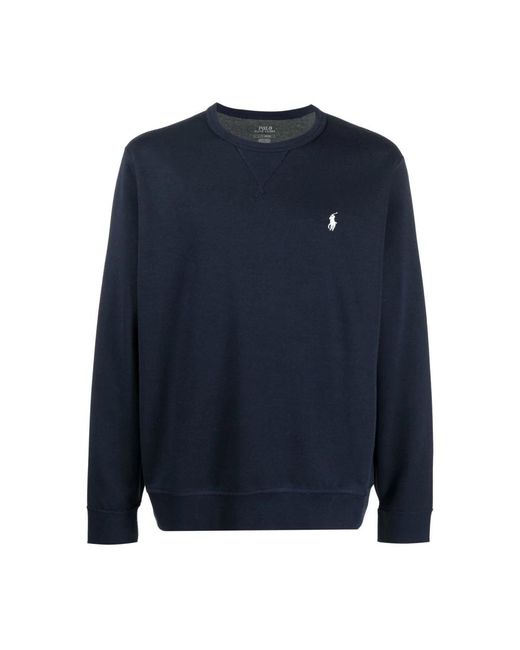 Ralph Lauren Aviator Sweatshirt in het Blue voor heren