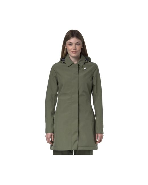 K-Way Green Parkas