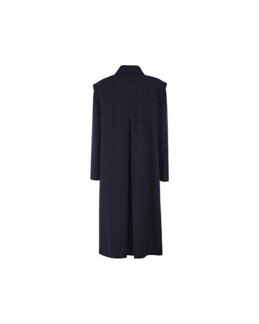 Weekend by Maxmara Blue Single-Breasted Coats