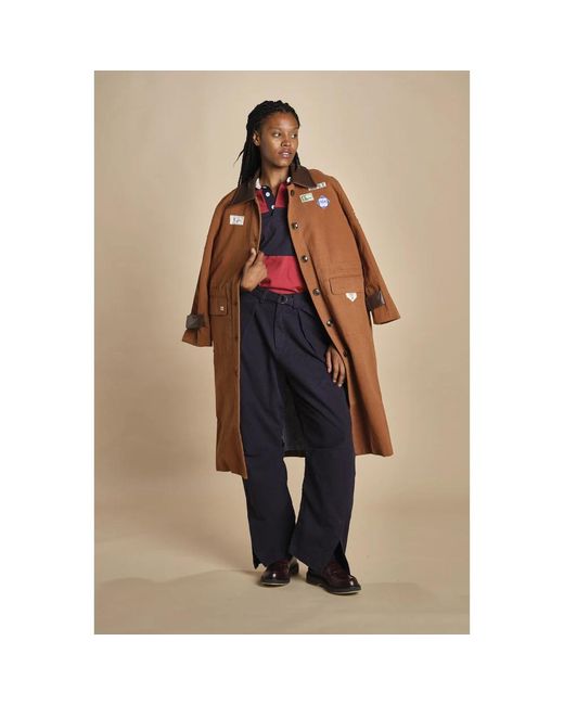 Single-Breasted Coats Sea en coloris Brown