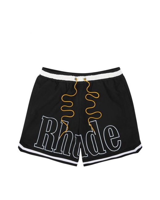 Rhude Black Beachwear for men