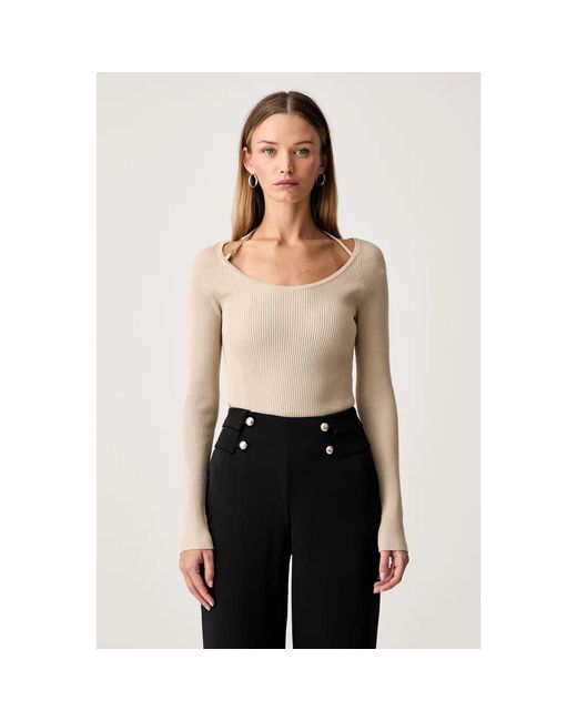 Guess Meghan Sweater in het Natural