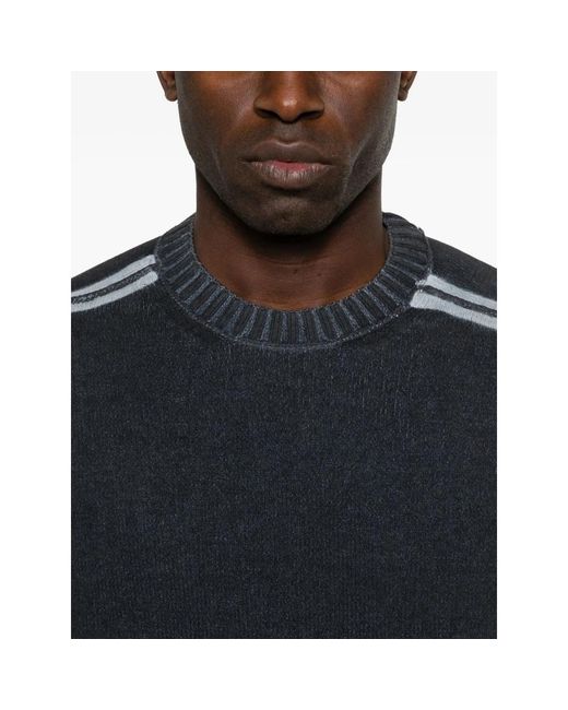 C P Company Black Round-Neck Knitwear for men