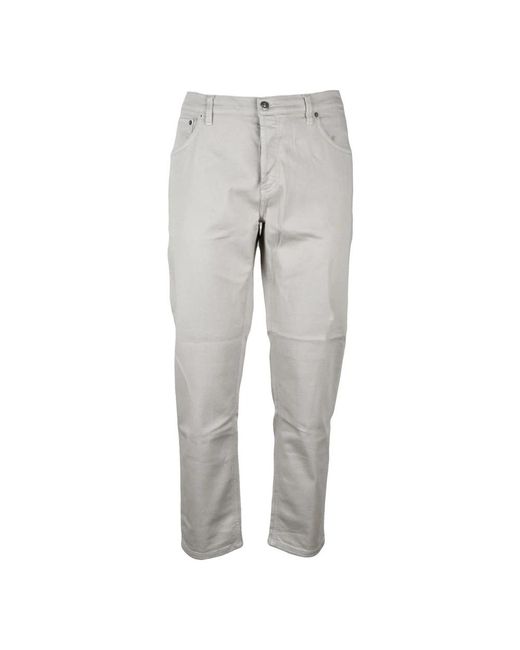 Dondup Gray Chinos for men