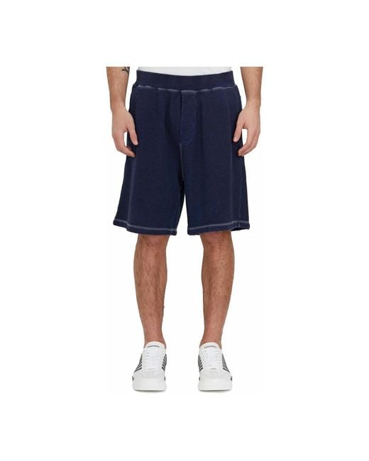 DSquared² Blue Casual Shorts for men