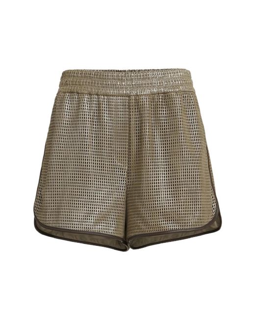 Brunello Cucinelli Gray Short Shorts