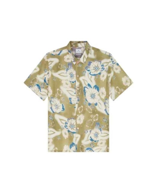 Paul Smith Green Short Sleeve Shirts for men