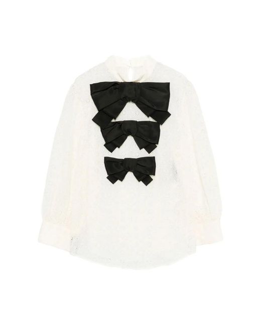 Valentino Garavani Black Blouses