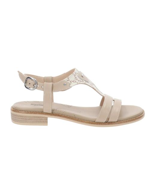 Shoes > sandals > flat sandals Nero Giardini en coloris White