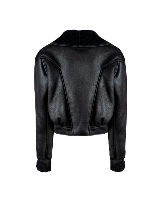 Nineminutes Black Faux Fur & Shearling Jackets