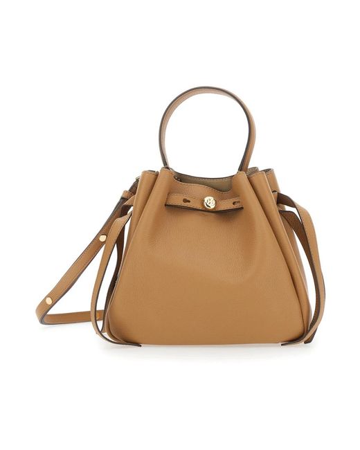 Tory Burch Brown Bucket Bags