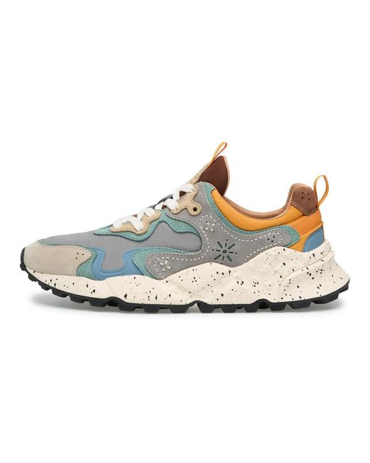 Flower Mountain Blue Sneakers for men