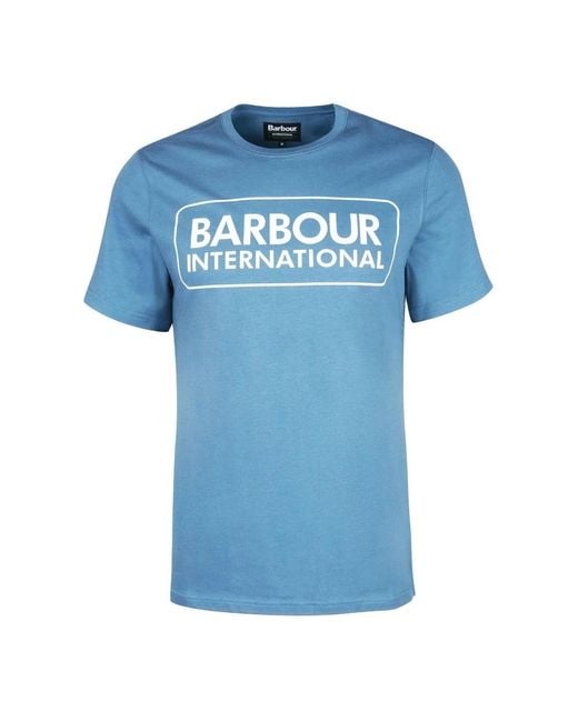 Barbour Tops ,Blauw ,Katoen Mts 1180 T-Shirt in het Blue voor heren
