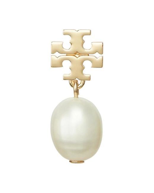 Tory Burch White Earrings
