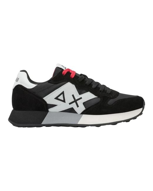 Sun 68 Black Sneakers for men