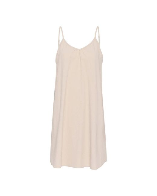 Saint Tropez Natural Short Dresses