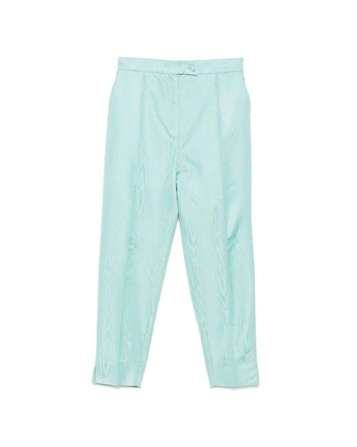DE SANTIS Blue Tapered Trousers