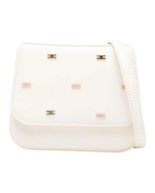 Elisabetta Franchi White Cross Body Bags