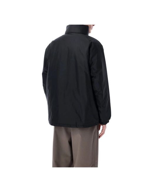 Goldwin Jassen ,Zwart ,Leer Winstopper Jacket in het Black voor heren