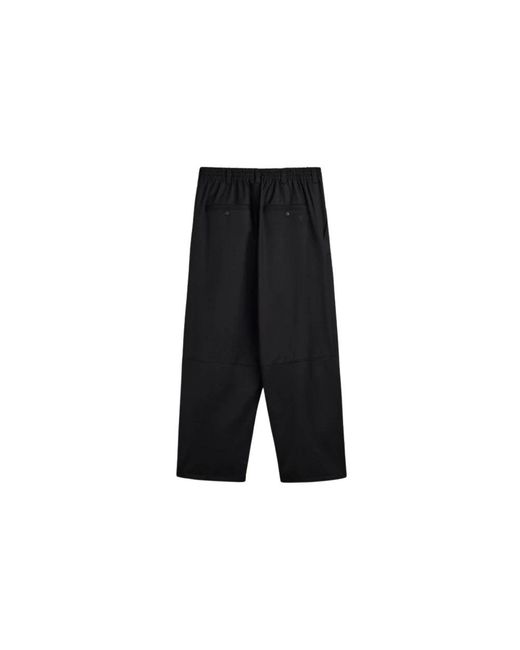 Y-3 Black Wide Trousers for men