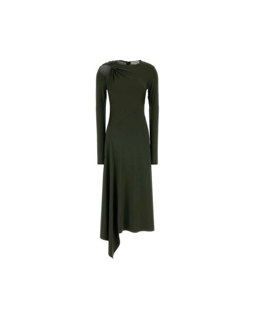 Victoria Beckham Green Midi Dresses