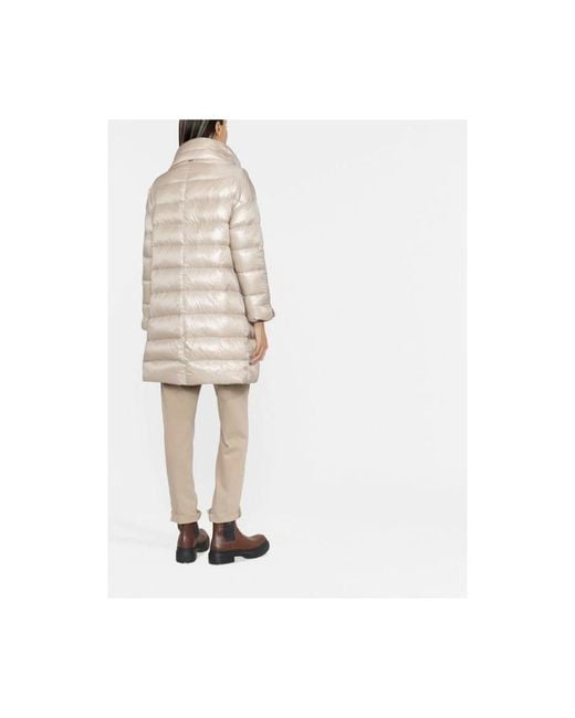 Down Coats Herno de color Natural