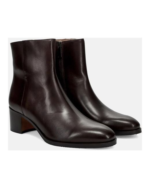 Calpierre Brown Heeled Boots