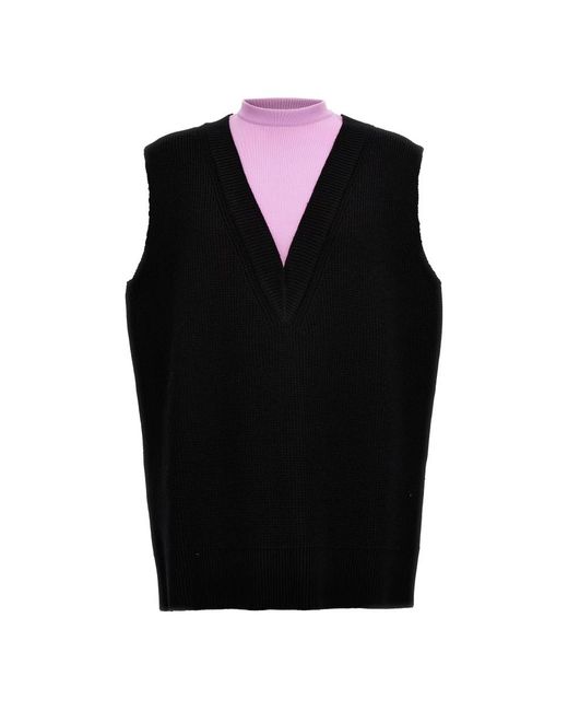Jil Sander Black Waistcoats for men