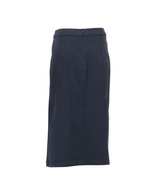 Aspesi Blue Midi Skirts