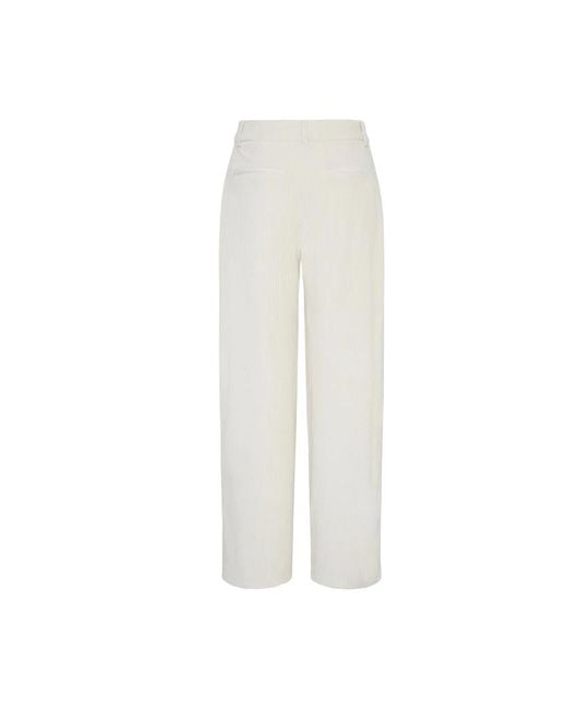Ichi Broeken ,Wit ,Wijde Broek in het White