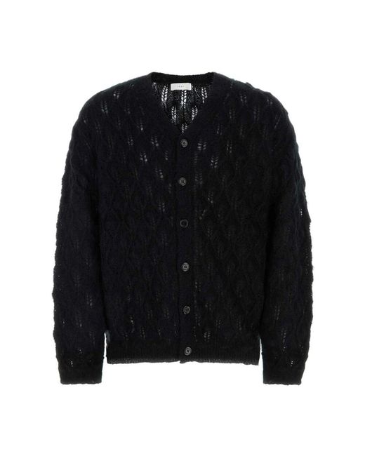 1989 STUDIO Black Cardigans for men