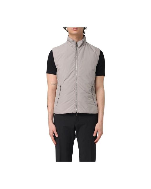 Moorer Gray Vests for men