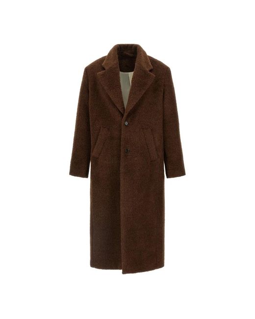 Single-Breasted Coats Séfr de hombre de color Brown