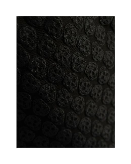 McQueen Korte Broeken ,Zwart ,Zwarte Shorts Met Elastische Tailleband En Zakken in het Black voor heren