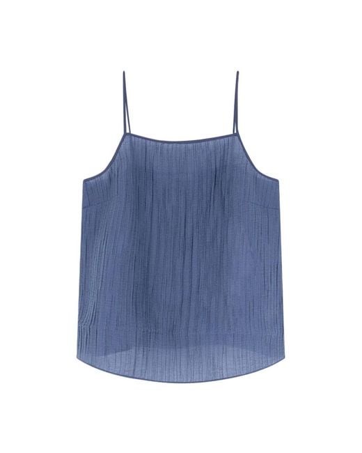 Joseph Blue Sleeveless Tops