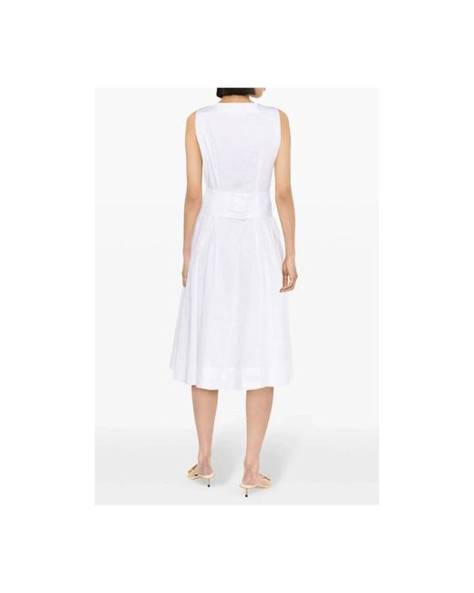 Blugirl Blumarine White Midi Dresses